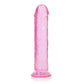 Shots Toys | REALROCK Crystal Clear 25cm Straight Dildo - Pink 10" Dong