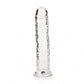 Shots Toys | REALROCK Crystal Clear 25cm Straight Dildo - Clear 10" Dong