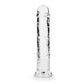 Shots Toys | REALROCK Crystal Clear 25cm Straight Dildo - Clear 10" Dong