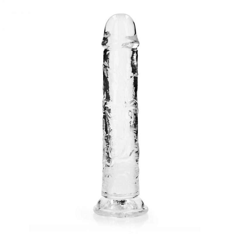 Shots Toys | REALROCK Crystal Clear 25cm Straight Dildo - Clear 10" Dong