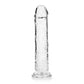 Shots Toys | REALROCK Crystal Clear 25cm Straight Dildo - Clear 10" Dong