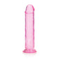 Shots Toys | REALROCK Crystal Clear 31cm Straight Dildo - Pink 11" Dong