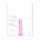 Shots Toys | REALROCK Crystal Clear 31cm Straight Dildo - Pink 11" Dong