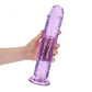 Shots Toys | REALROCK Crystal Clear 31cm Straight Dildo - Purple 11" Dong