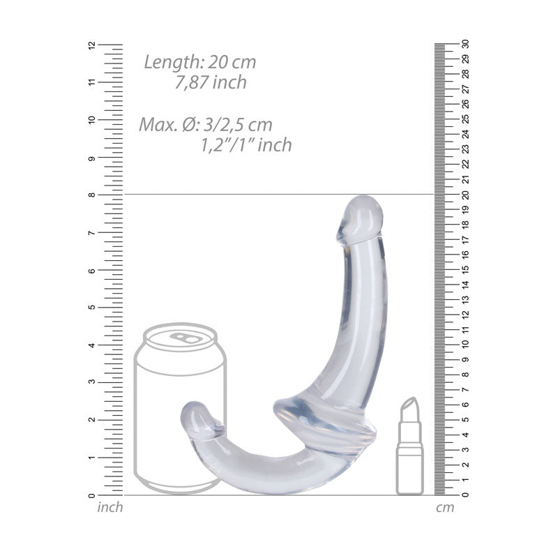 Shots Toys | REALROCK 20cm Strapless Strap-On - Clear