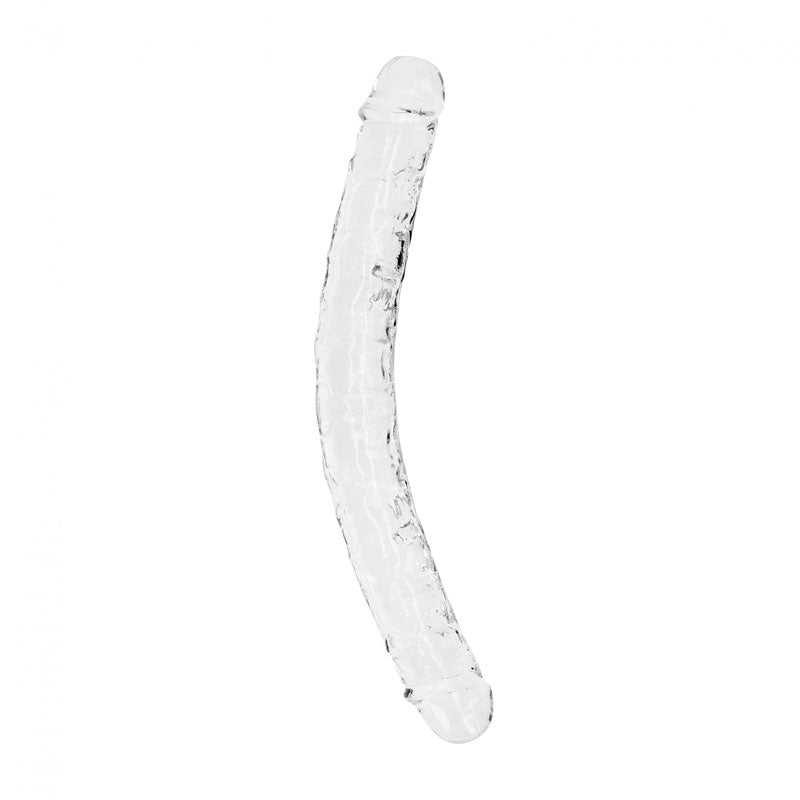 Shots Toys | REALROCK 34cm Double Dong - Clear 34cm (14") Double Dong