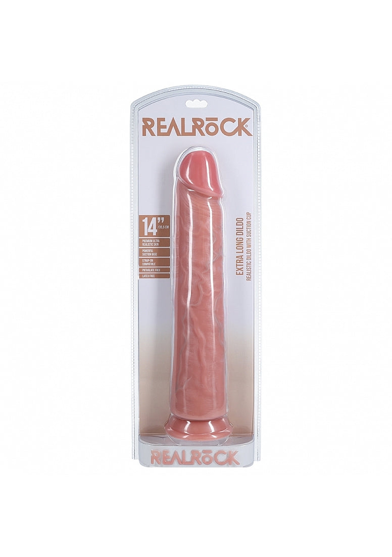 Shots Toys | REALROCK - Extra Long no Balls 14" Dildo