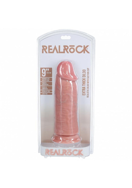 Shots Toys | REALROCK - Extra Thick no Balls 9" Dildo