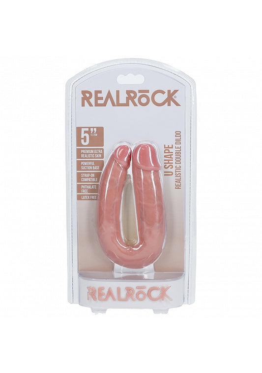 Shots Toys | REALROCK - U Shaped Double Dildo 5"