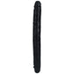 Shots Toys | REALROCK 35cm Slim Double Dildo - Black (14") Slim