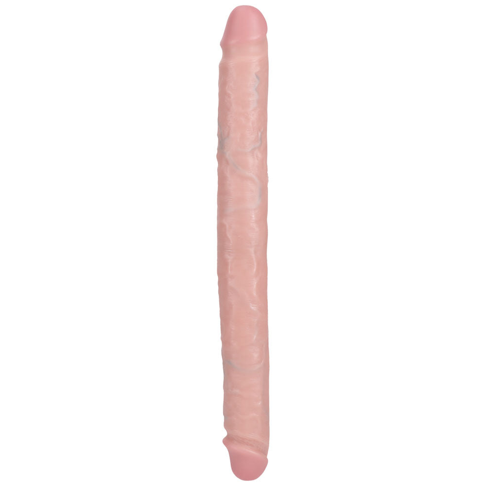 Shots Toys | REALROCK 35cm Slim Double Dildo - Flesh (14") Slim