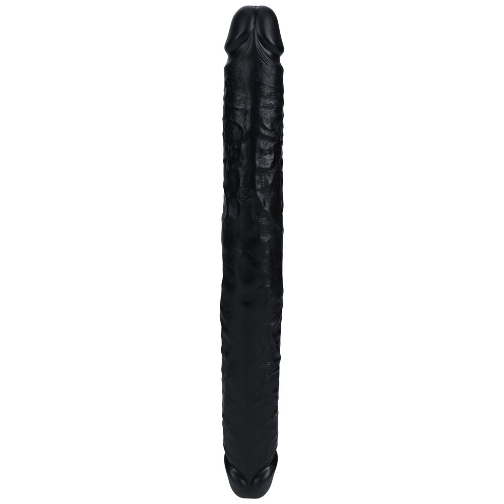 Shots Toys | REALROCK 35cm Thick Double Dildo - Black (14") Thick