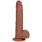 Shots Toys | REALROCK Realistic Vibrating + Balls - Tan 22.9cm (9") Dildo Dong