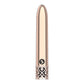 Shots Toys | ROYAL GEMS Shiny - ABS Rose Gold 10.8cm USB Rechargeable Bullet