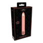 Shots Toys | ROYAL GEMS Shiny - ABS Rose Gold 10.8cm USB Rechargeable Bullet