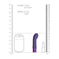 Shots Toys | ROYAL GEMS Bijou - Silicone Purple 12cm USB Rechargeable Bullet