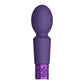 Shots Toys | ROYAL GEMS Bijou - ROYAL GEMS Brilliant - Silicone Purple 12cm USB Rechargeable Mini Massager Wand