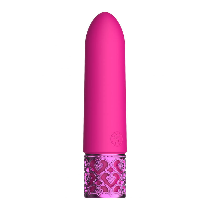 Shots Toys | ROYAL GEMS Imperial - Silicone Pink 10cm USB Rechargeable Bullet