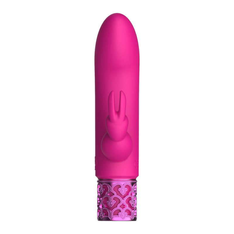 Shots Toys | ROYAL GEMS Dazzling - Silicone Pink 12cm USB Rechargeable Bullet