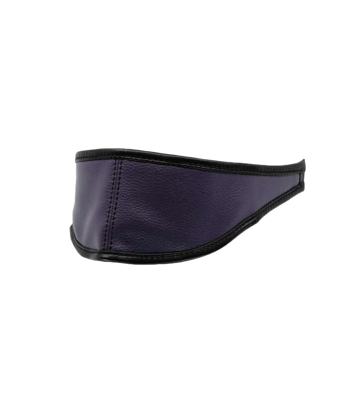 Love In Leather Grained Leather Blindfold Purple BLI002PUR