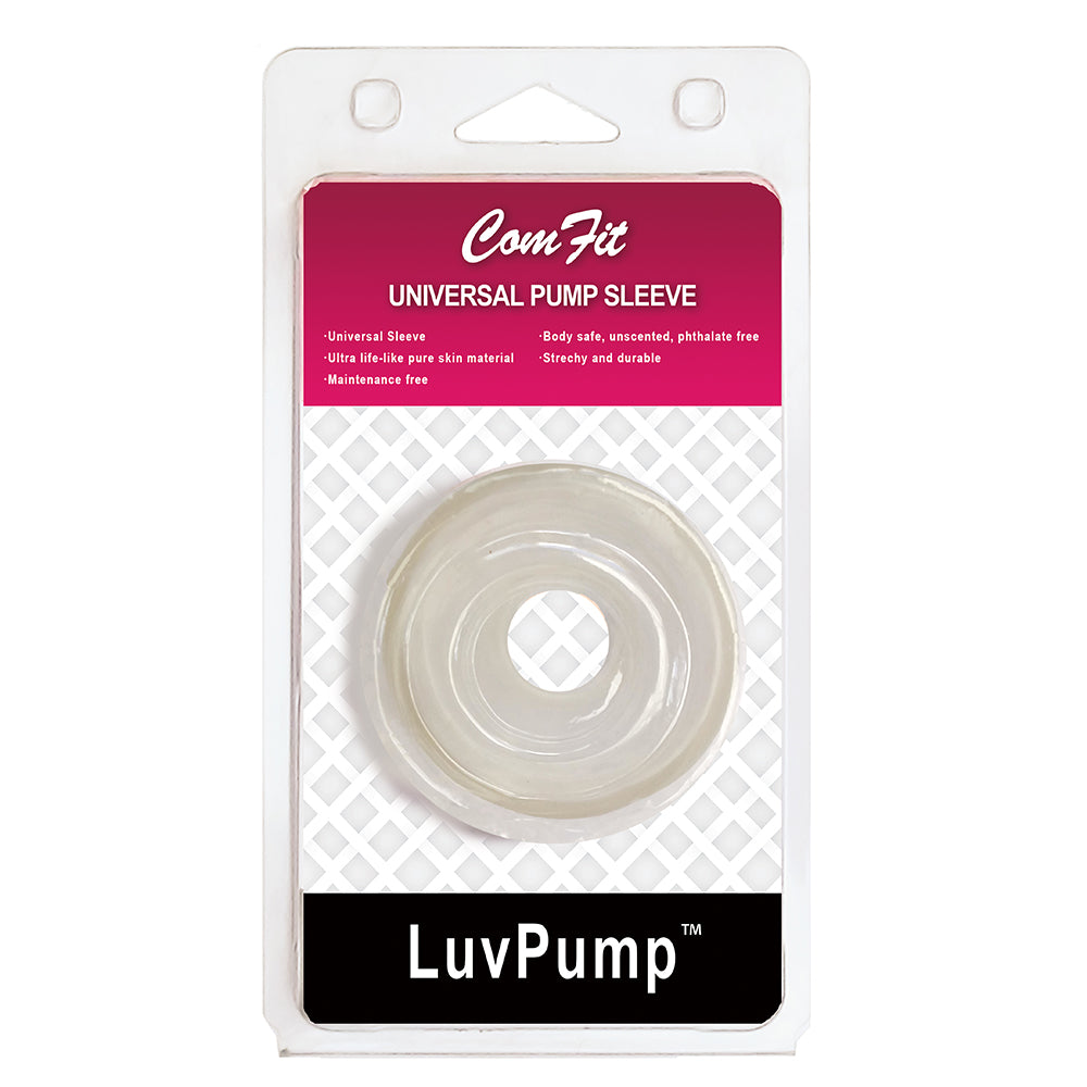 LuvPump ComFit Silicone Sleeve - White Universal Penis Pump Sleeve