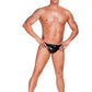 Saxenfelt Latex Mens Brief with Anal Plug - Black Small/Medium/Large/Extra Large