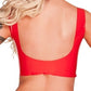 Saxenfelt LatexTop Ouvert - Red Small/Medium/Large/Extra Large