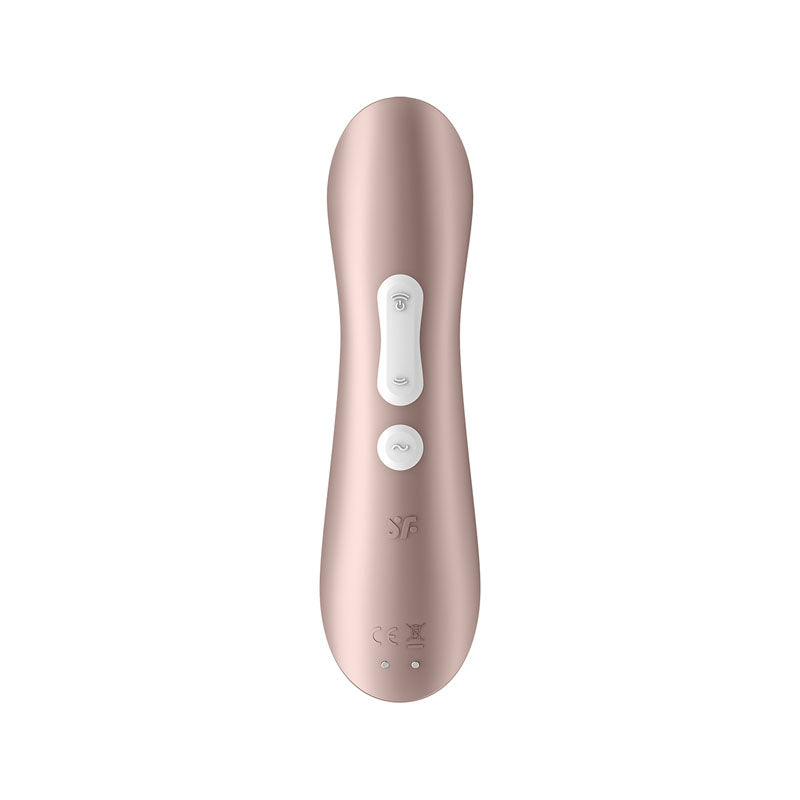 Satisfyer Pro 2+ Rose Gold Touch USB-Rechargeable Clitoral Stimulator Vibrator