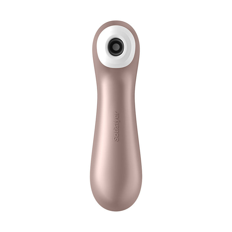 Satisfyer Pro 2+ Rose Gold Touch USB-Rechargeable Clitoral Stimulator Vibrator