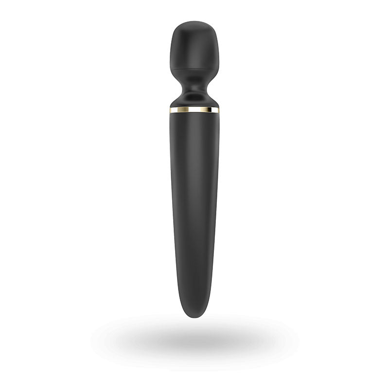 Satisfyer Wand-er Woman Black USB Rechargeable Massager Wand Vibrator