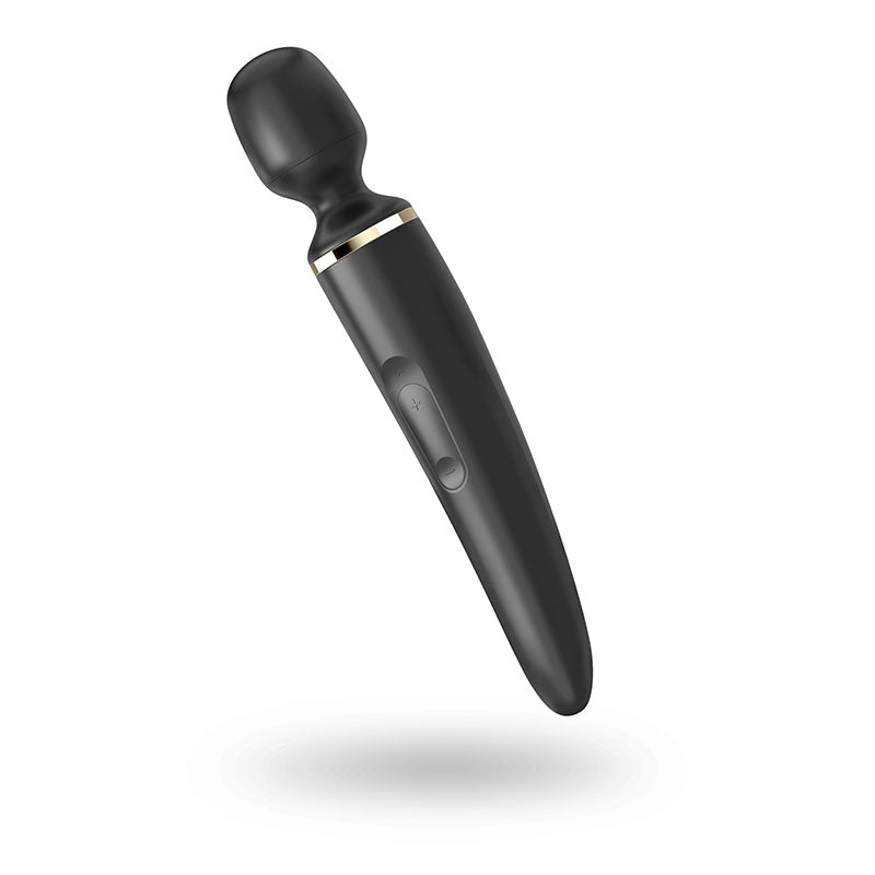 Satisfyer Wand-er Woman Black USB Rechargeable Massager Wand Vibrator