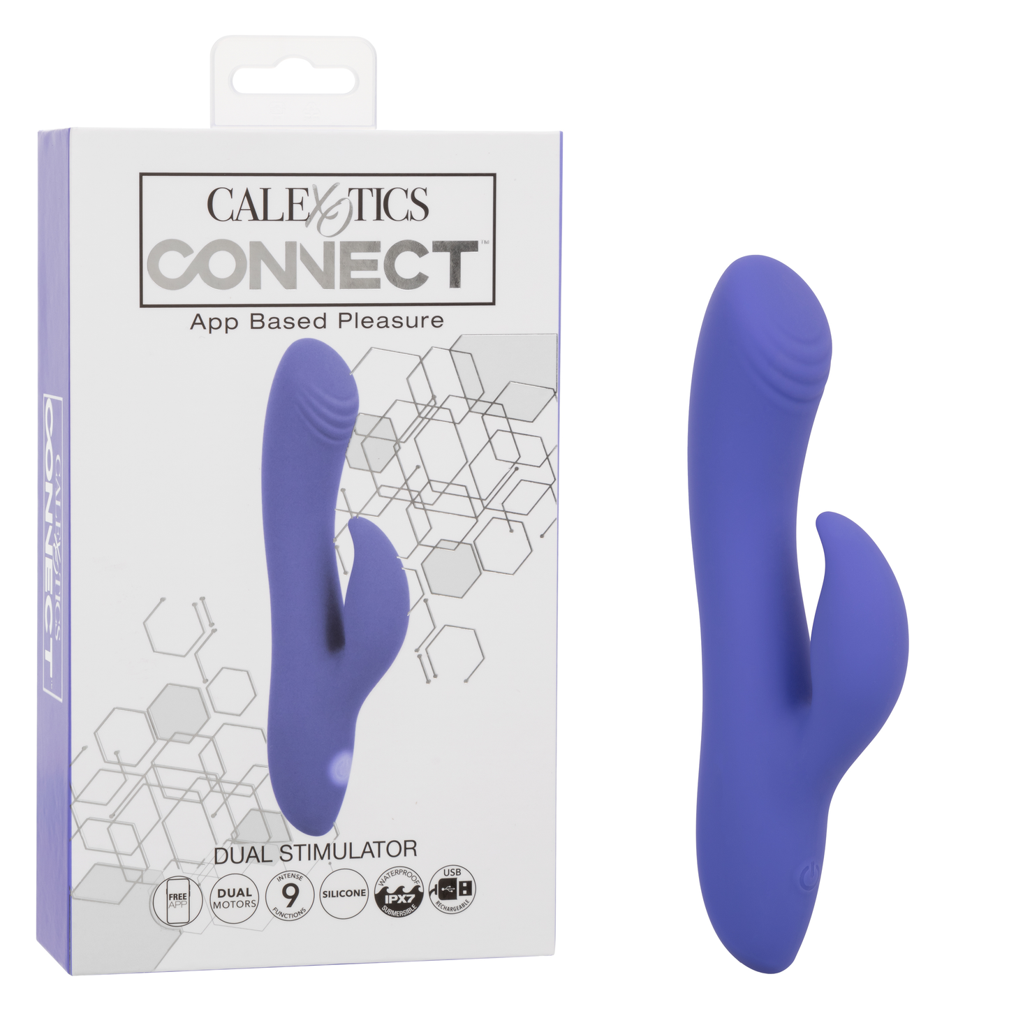 CalExotics Connect™ Dual Stimulator - App Control G-Spot Rabbit Vibrator