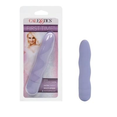 Calexotics First Time Mini Power Swirl Vibrator - Purple