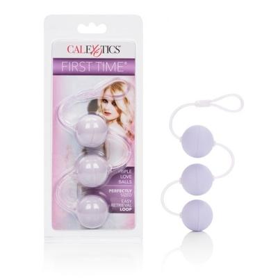 Calexotics First Time Love Balls Triple Lover - Purple