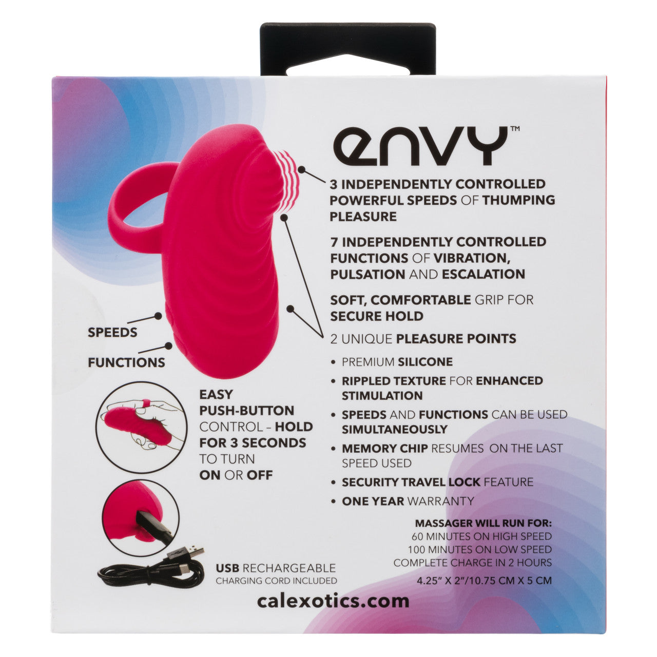 Calexotics Envy™ Handheld Thumping Massager Vibrator