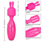 Calexotics Tiny Teasers Bunny Pink Vibrator Massage Wand