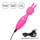 Calexotics Tiny Teasers Bunny Pink Vibrator Massage Wand