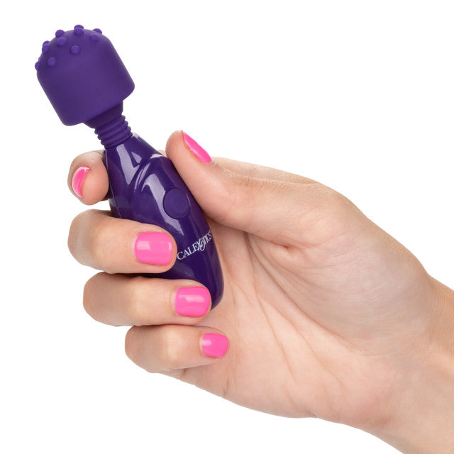 Calexotics Tiny Teasers Nubby Purple Vibrator Massage Wand