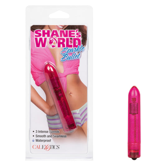 CalExotics Shane's World Sparkle Bullet 4" Pink