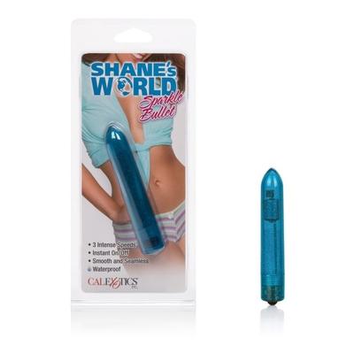 CalExotics Shane's World Sparkle Bullet 4" Blue