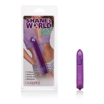 CalExotics Shane's World Sparkle Bullet 4" Purple