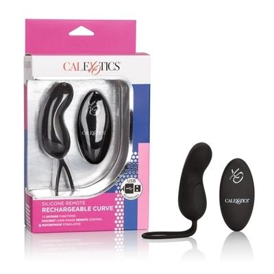 CalExotics Silicone Remote Rechargeable Curve Black