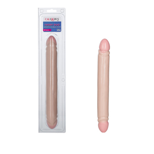 Calexotics | Ivory Duo Smooth Double Dong 12" Dildo