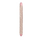 Calexotics | Slim Jim Duo - Veined Double Dong Ivory 17" Dildo