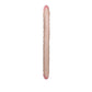 Calexotics | Slim Jim Duo - Veined Double Dong Ivory 17" Dildo