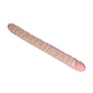 Calexotics | Slim Jim Duo - Veined Double Dong Ivory 17" Dildo