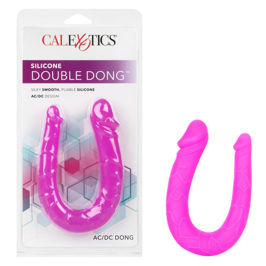 Calexotics | Silicone Double Dong AC/DC Dong - Pink