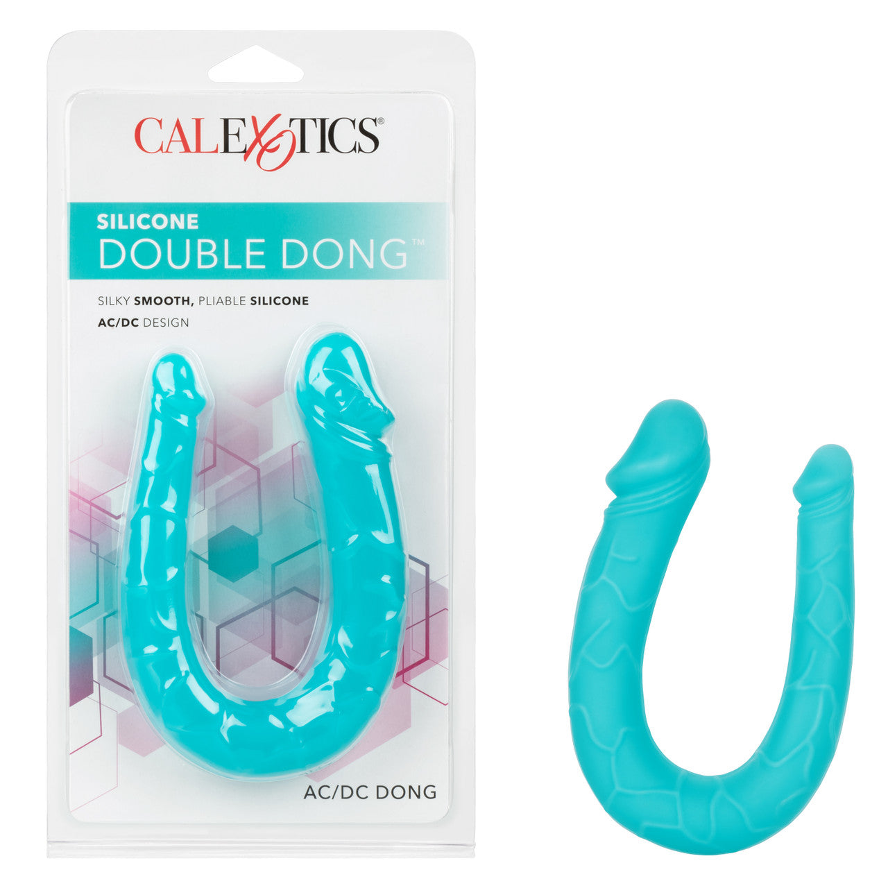 Calexotics | Silicone Double Dong AC/DC Dong - Teal