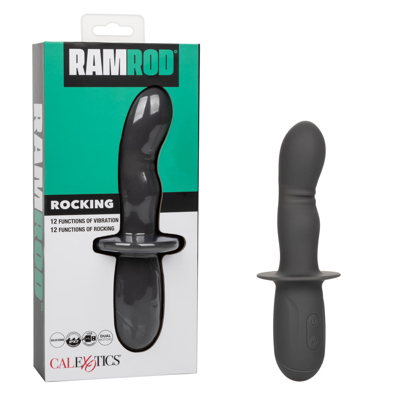 CalExotics Ramrod Rocking Anal Play Vibrator Pulsation Escalation Rocking Action