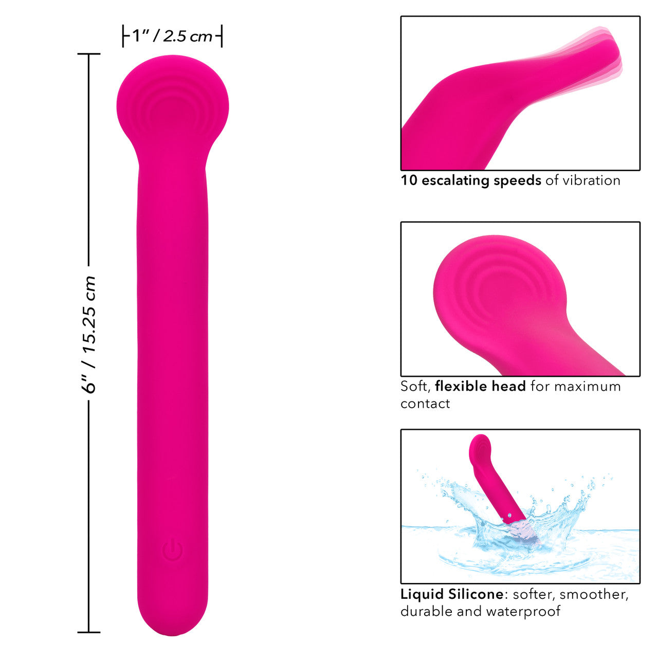 Calexotics Bliss Liquid Silicone Mini Clitoriffic Vibrator